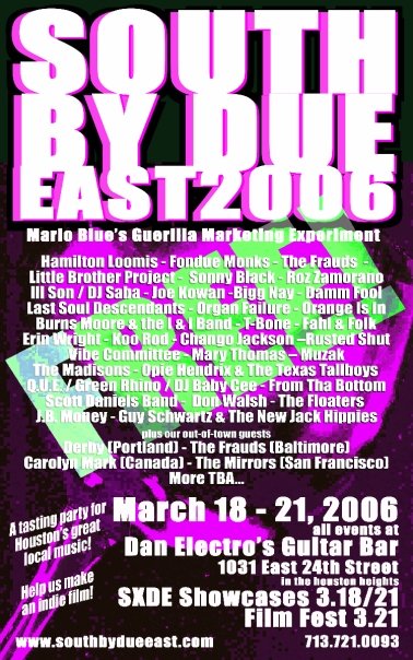 South by Due East 2006 poster